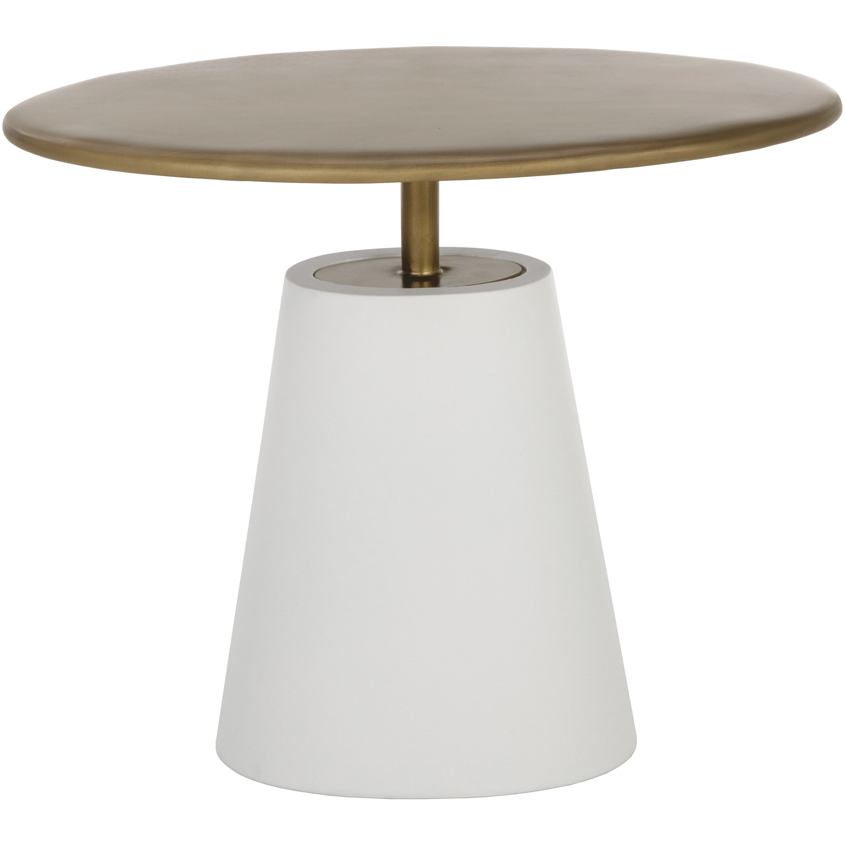 Kadin 22.75 X 19 inch White Outdoor Side Table